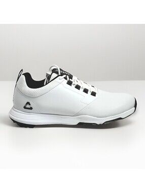 New Travis Mathew Cuater The Ringer Waterproof Golf Shoes Men’s 9 White Spiked